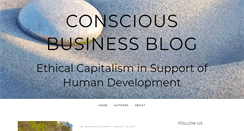 Desktop Screenshot of consciousbusinessblog.com